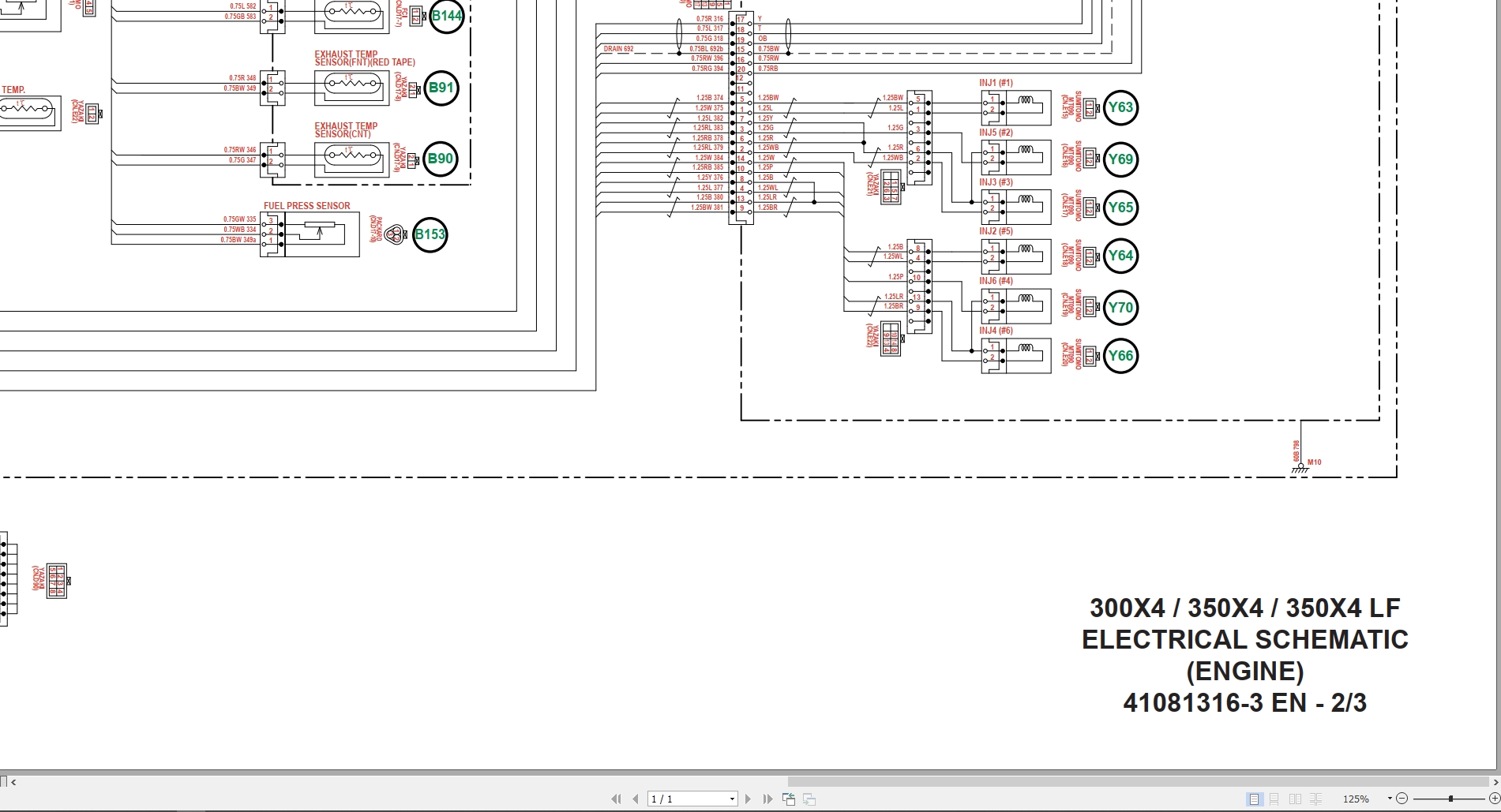 Link Belt Excavator 300X4 Hydraulic And Electrical Schematic (1)