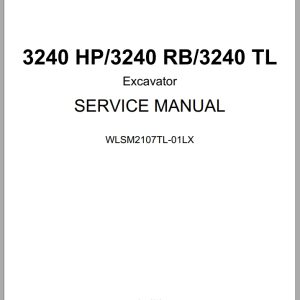 Link Belt Excavator 3240 Service Manual Hydraulic And Electrical Schematic (1)