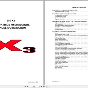 Link Belt Excavator 350X3 Operator Manual 2156 2011 FR (1)
