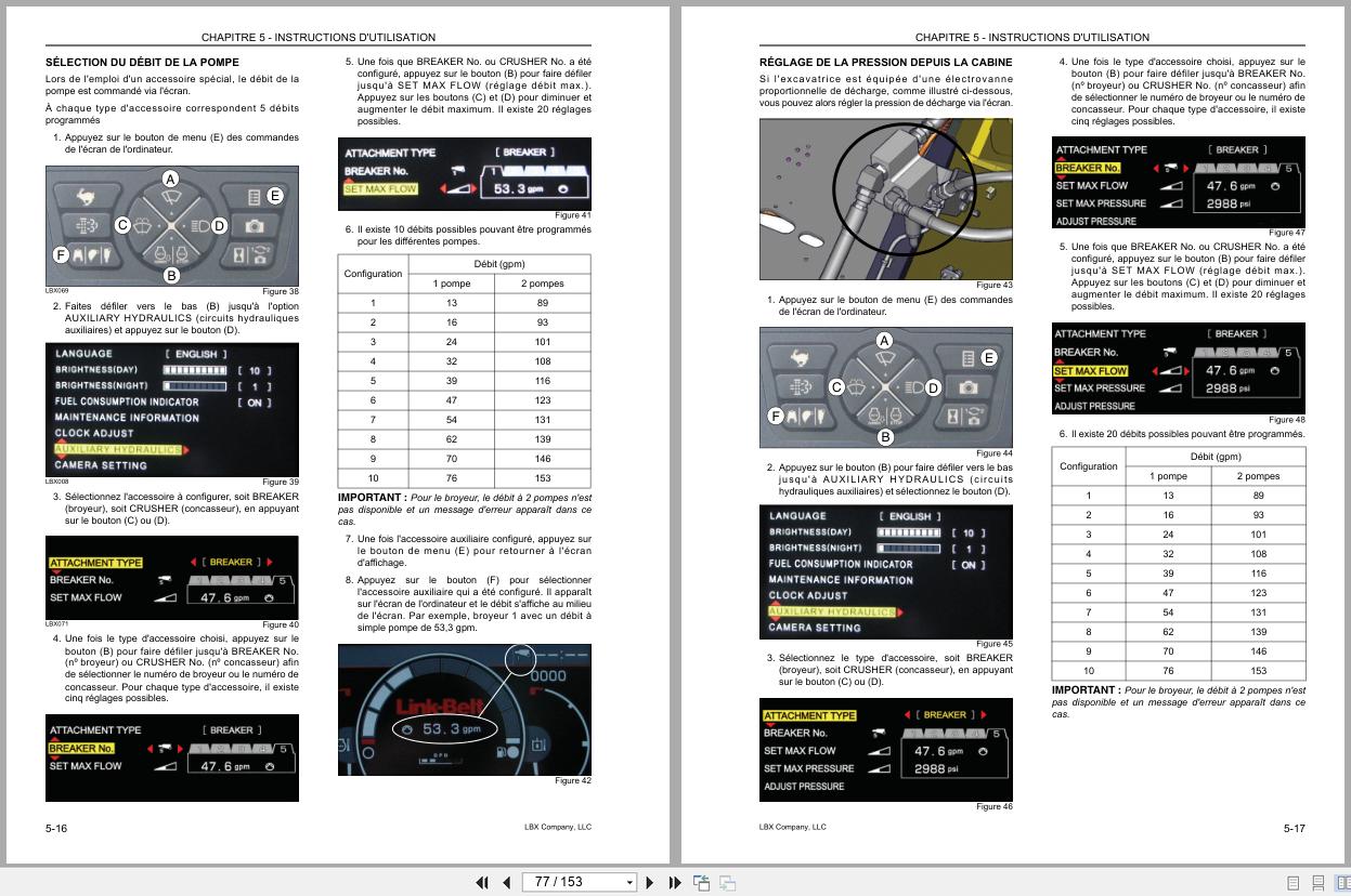 Link Belt Excavator 350X3 Operator Manual 2156 2011 FR (2)