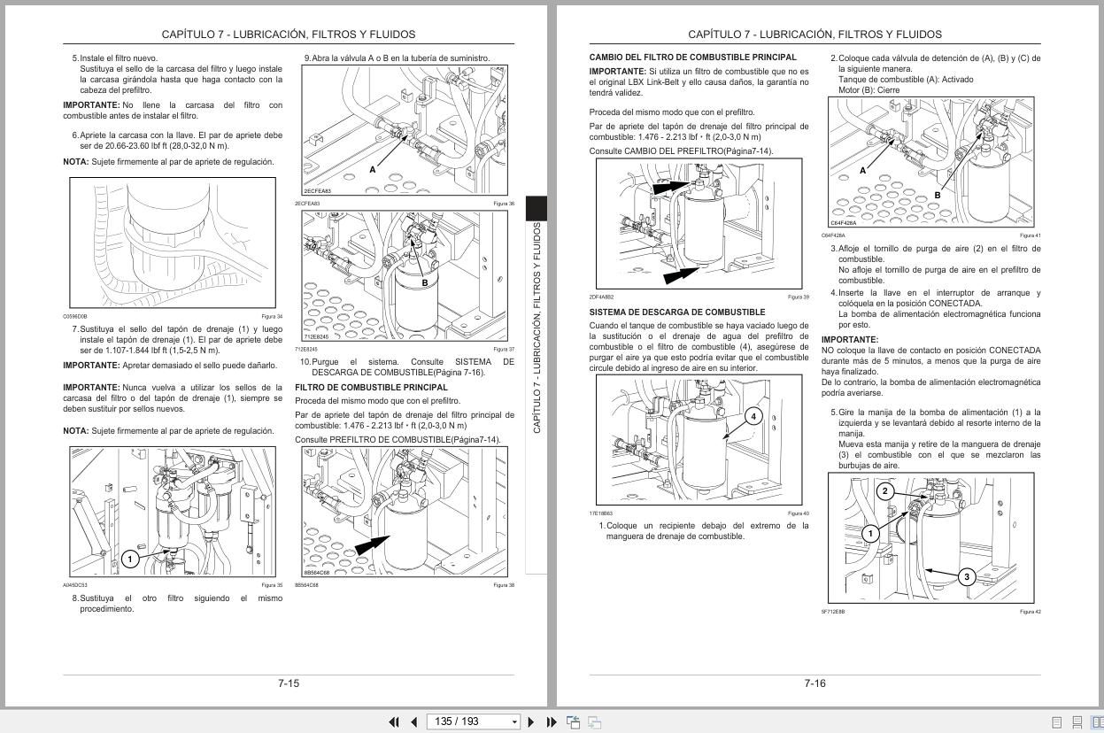 Link Belt Excavator 360X3E Operator Manual 360X3E D OM ES LXG 00 ES 2017 ES (2)