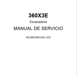 Link Belt Excavator 360X3E Service Manual Hydraulic And Electrical Schematic ES (1)