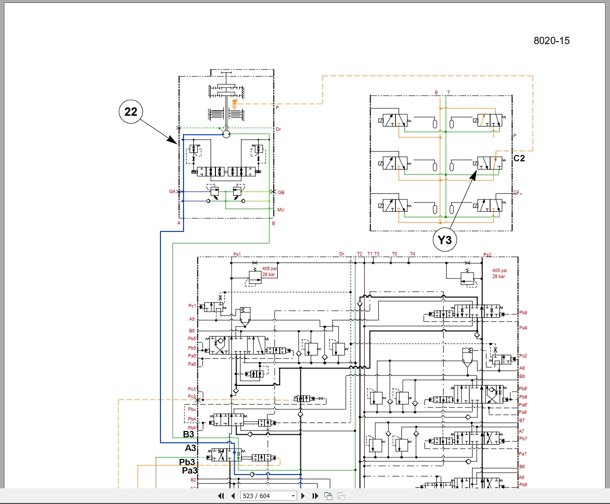 Link Belt Excavator 370LX Shop Manual 1060 2002 (3)