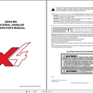 Link Belt Excavator 380X4 MH Operator Manual 380X4 MH OM LXG 05 2019 (1)