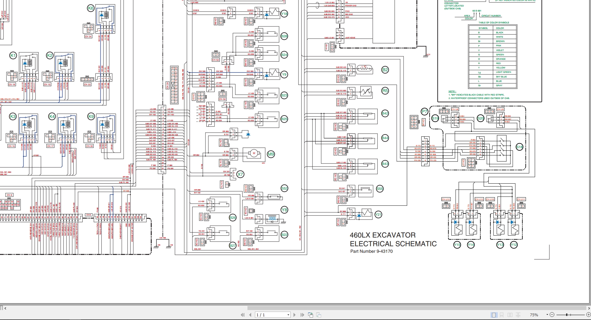 Link Belt Excavator 460LX Shop Manual Hydraulic And Electrical Schematic (3)