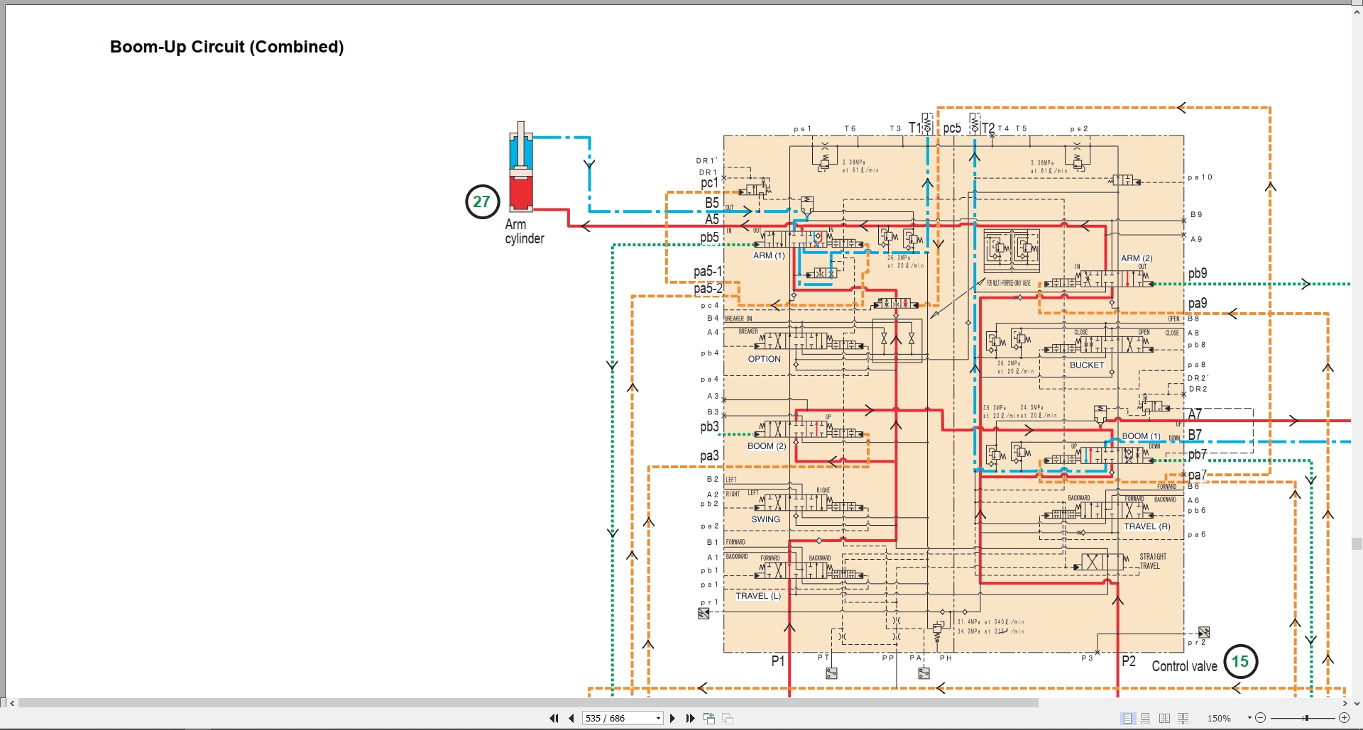 Link Belt Excavator 460LX Tier 3 Shop Manual 1142 2007 (3)