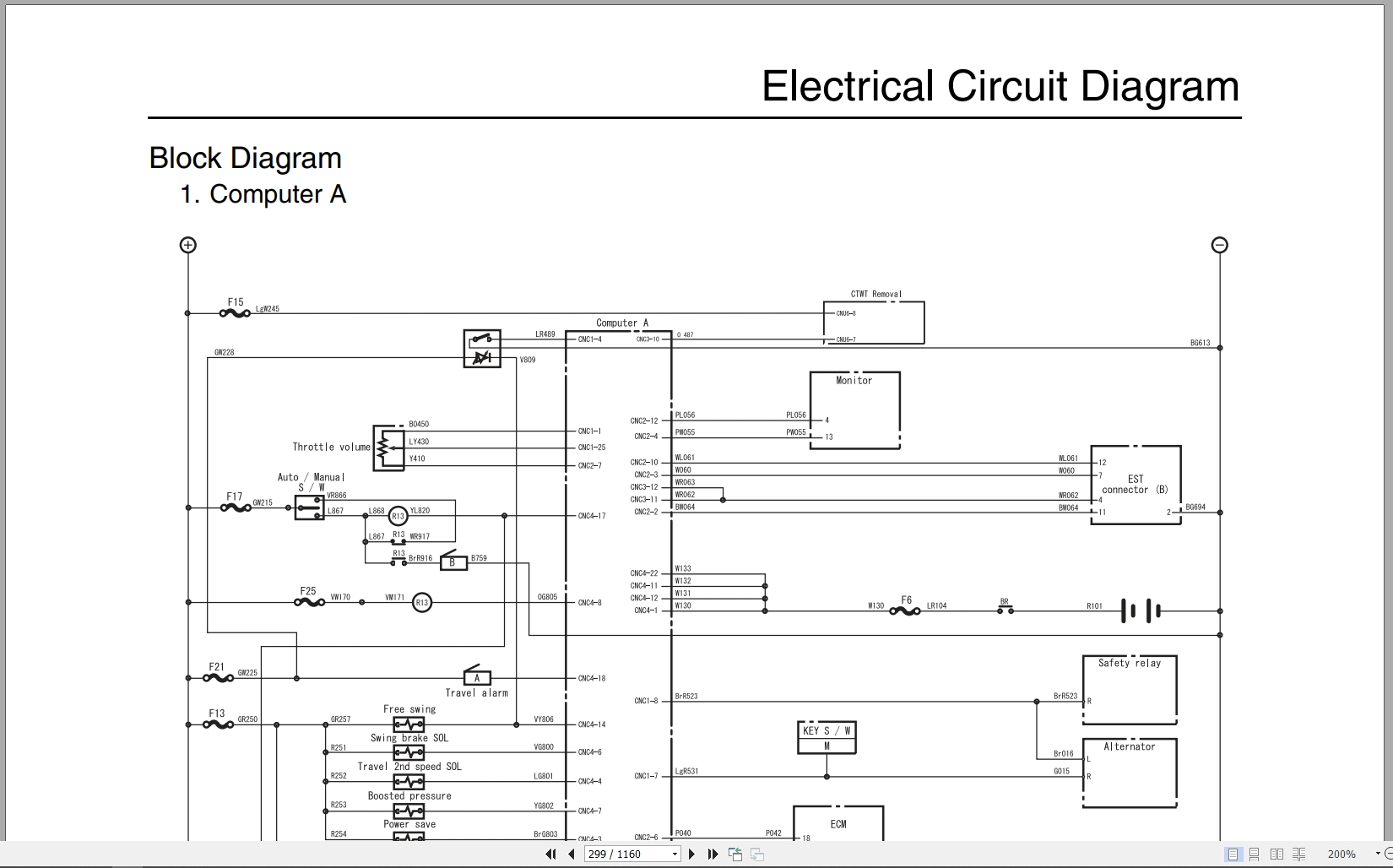Link Belt Excavator 460X2 Shop Manual Hydraulic And Electrical Schematic (4)
