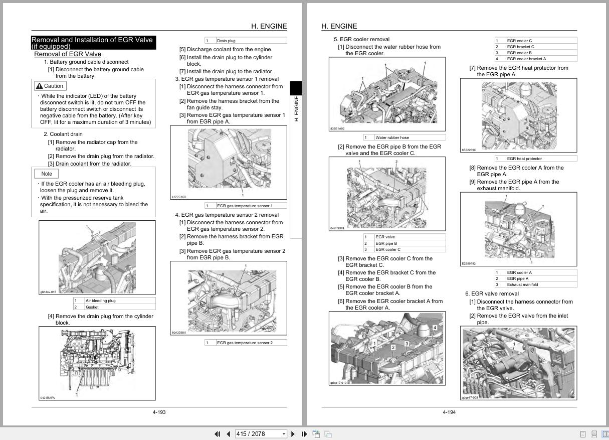 Link Belt Excavator 4640RB 4640TL Service Manual WLSM3507TL 03LX (2)