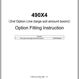 Link Belt Excavator 490X4 Field Kits (1)