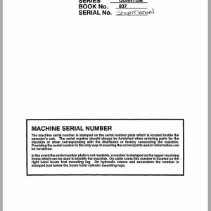 Link Belt Excavator 5800Q Quantum Shop Manual (1)