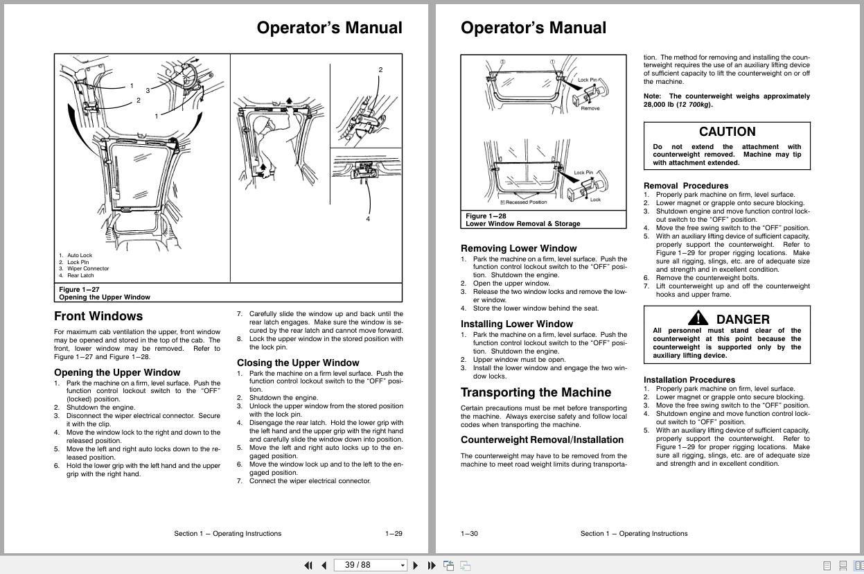 Link Belt Excavator 6000Q RT SL Operator Manual (2)