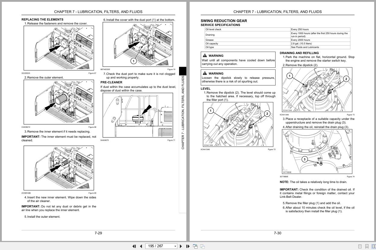 Link Belt Excavator 600X4 MH Operator Manual 600X4 MH OM LXG 01 2019 (2)
