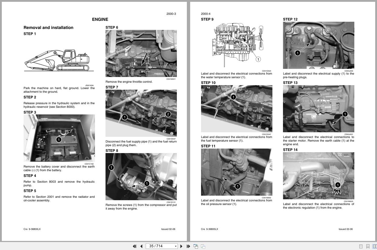 Link Belt Excavator 700LX Shop Manual 1128 2006 (2)