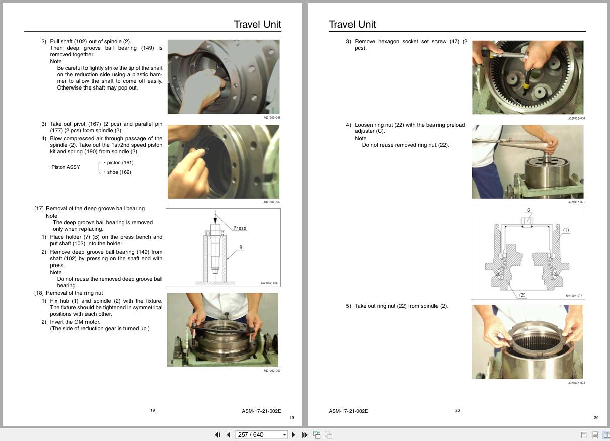 Link Belt Excavator 75 Spin Ace Shop Manual (2)