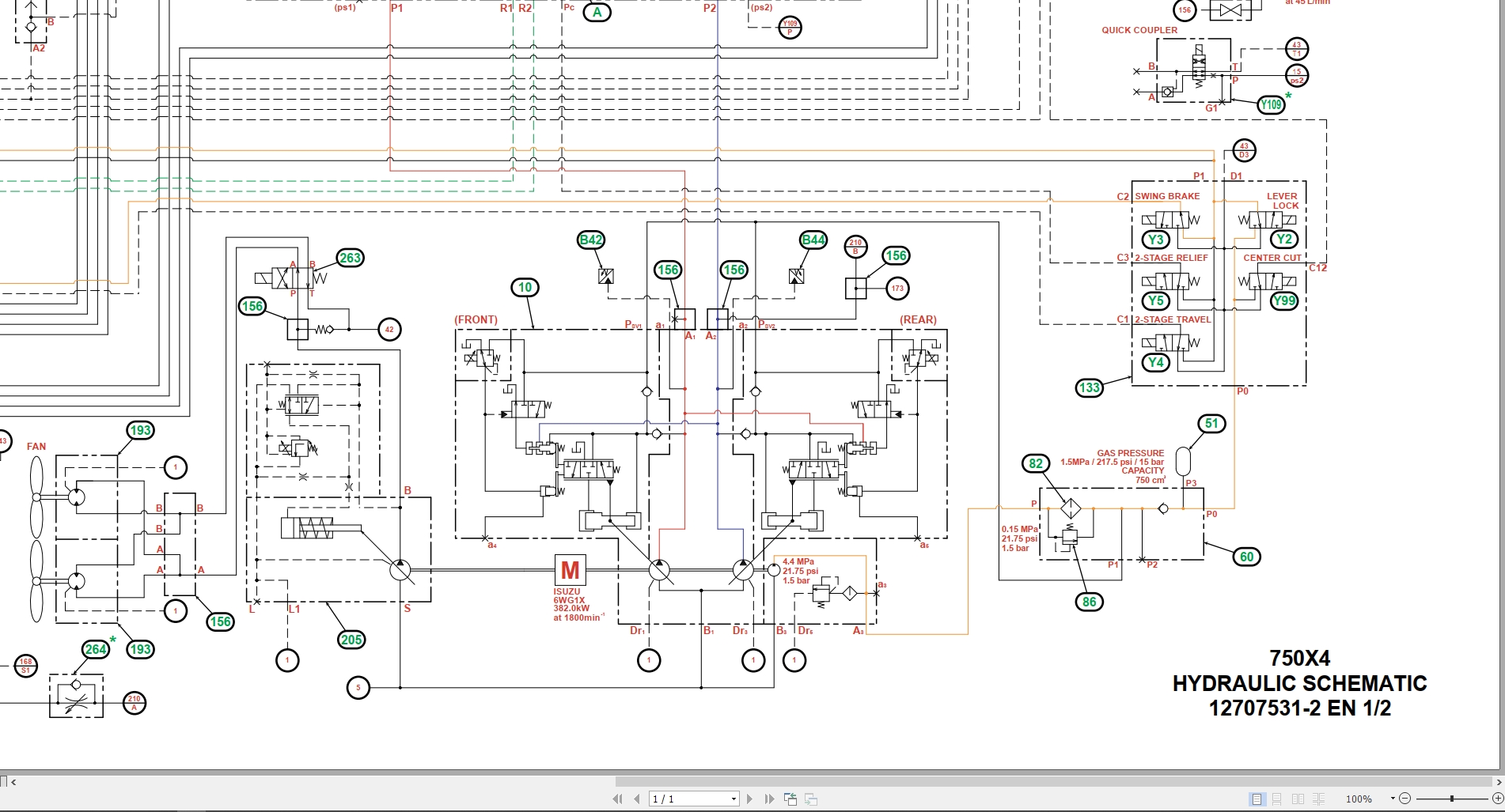 Link Belt Excavator 750X4 Service Manual Hydraulic And Electrical Schematic (4)