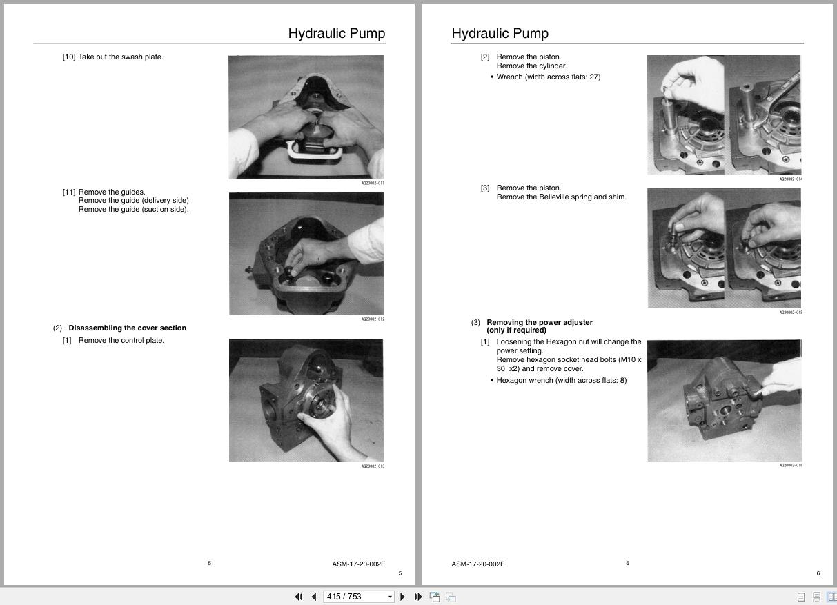 Link Belt Excavator 80 Spin Ace Tier 3 Shop Manual (2)