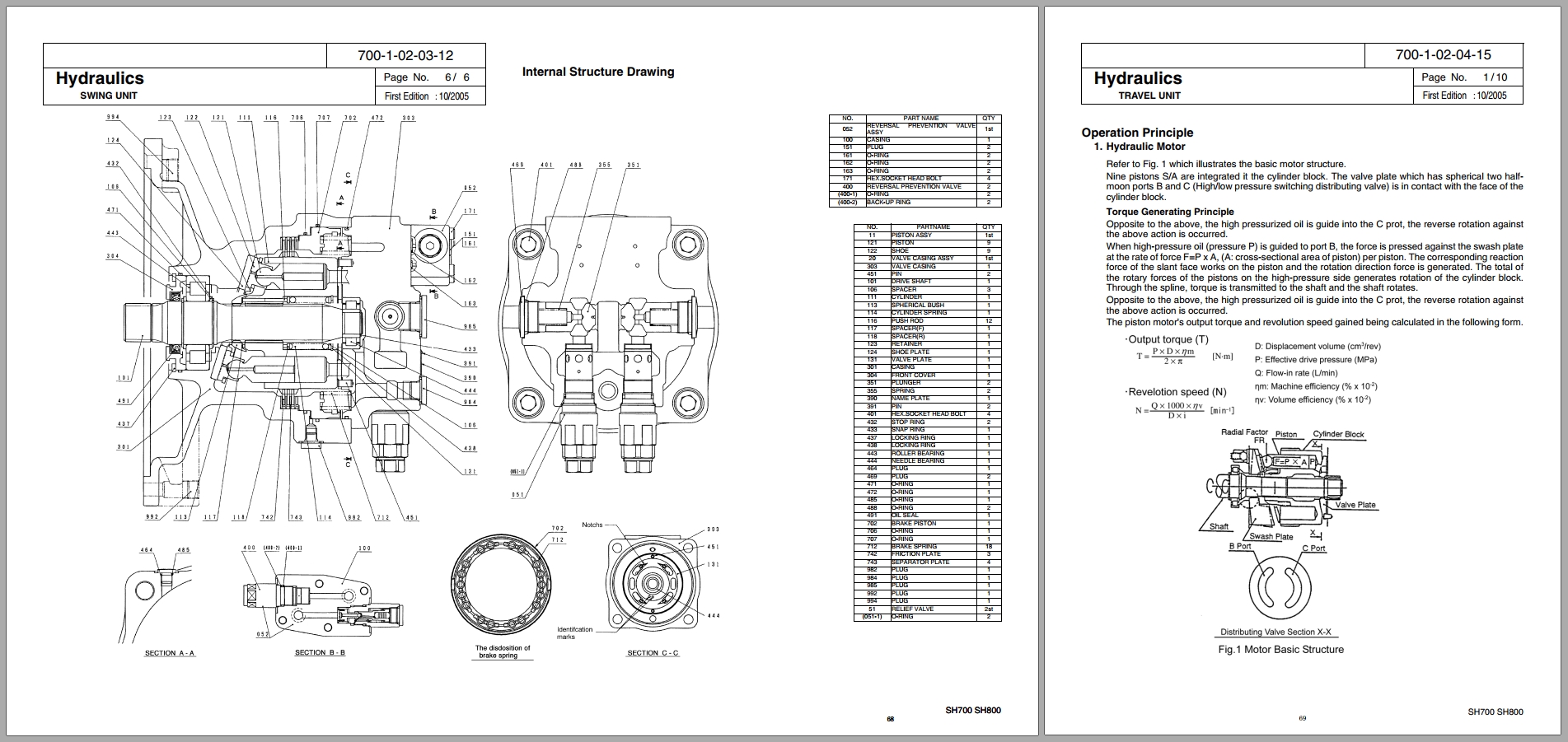 Link Belt Excavator 800LX Shop Manual Hydraulic And Electrical Schematic (2)