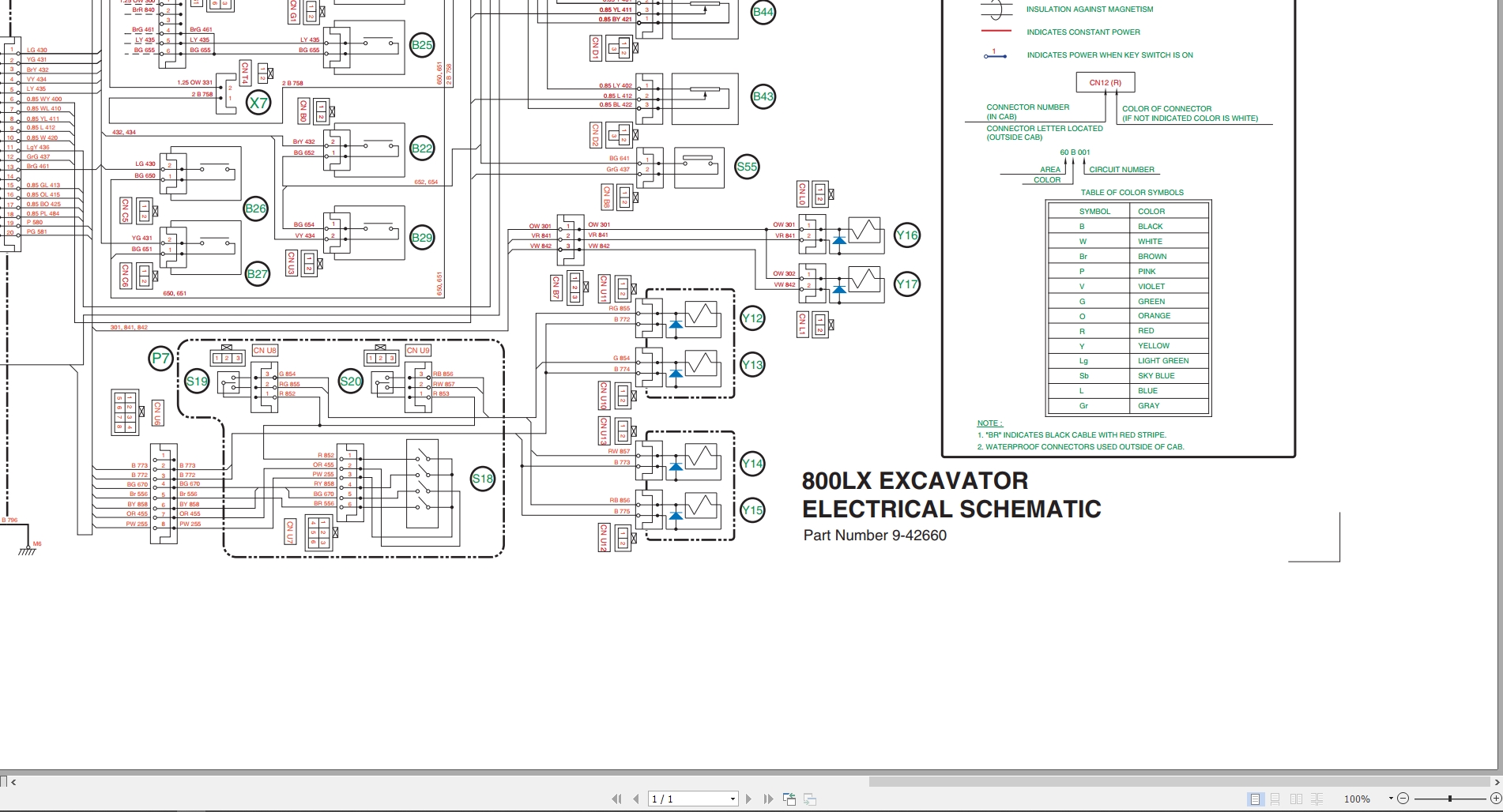 Link Belt Excavator 800LX Shop Manual Hydraulic And Electrical Schematic (4)