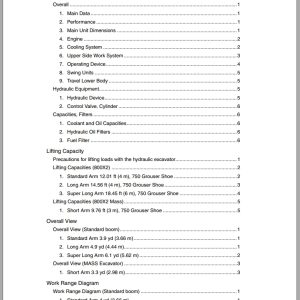 Link Belt Excavator 800X2 Service Manual Hydraulic And Electrical Schematic (1)