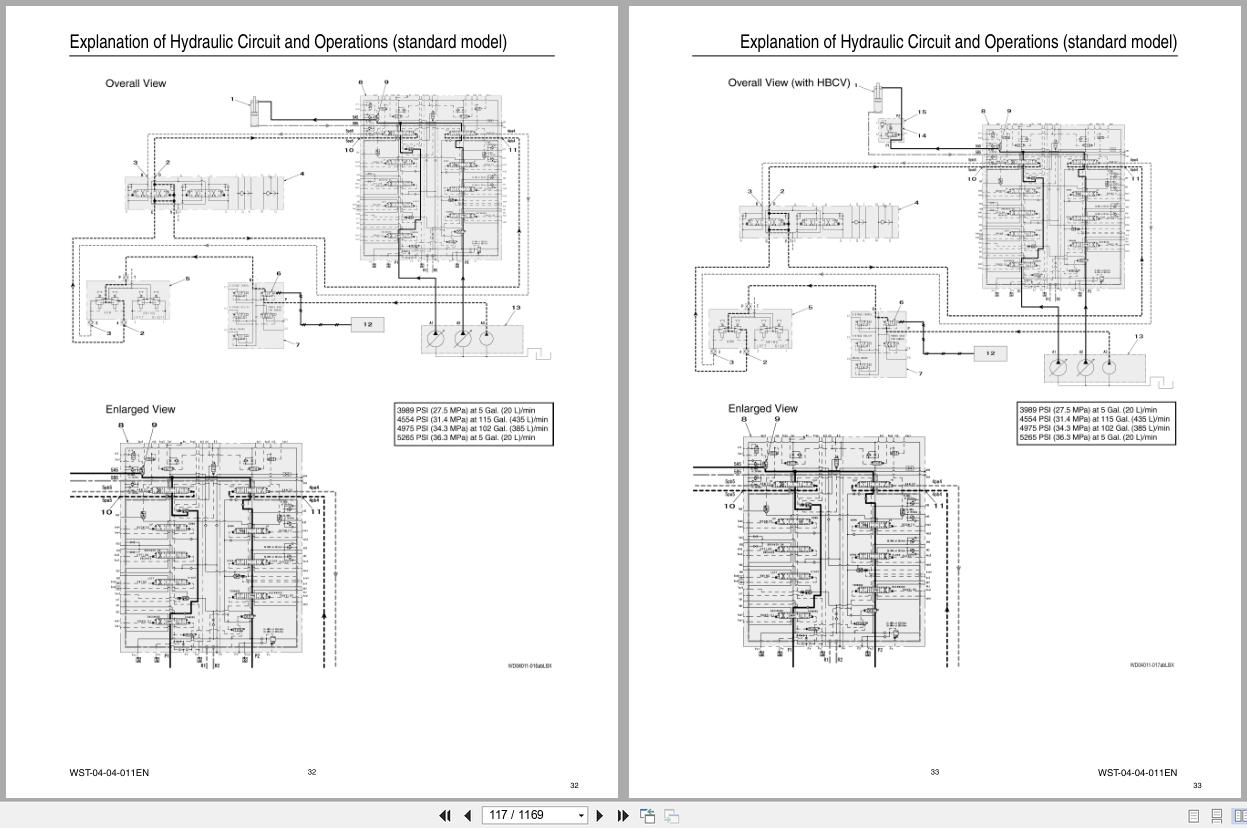 Link Belt Excavator 800X2 Service Manual Hydraulic And Electrical Schematic (2)