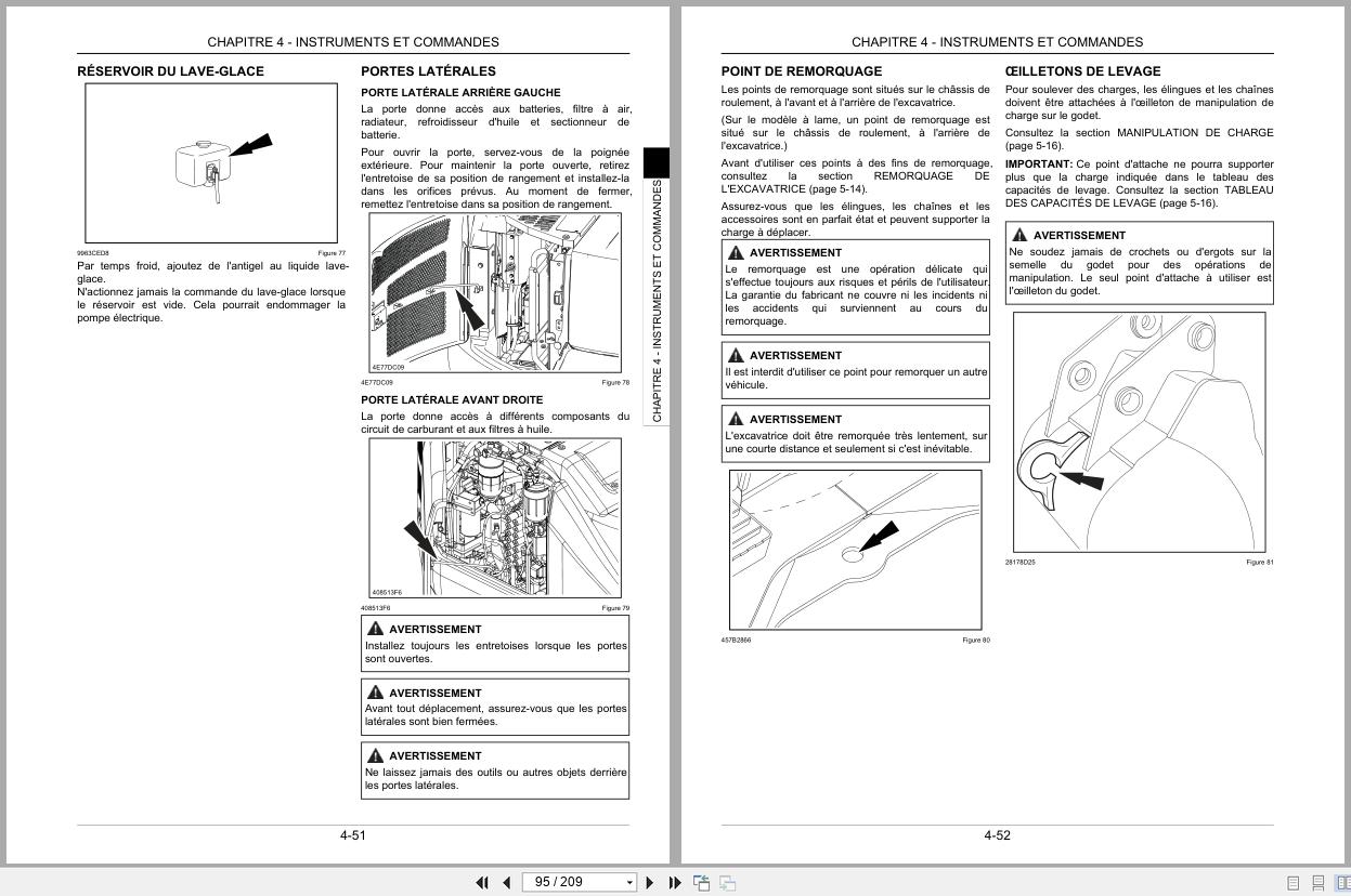 Link Belt Excavator 80X3 Operator Manual 80X3 OM LXG 00 FR (2)