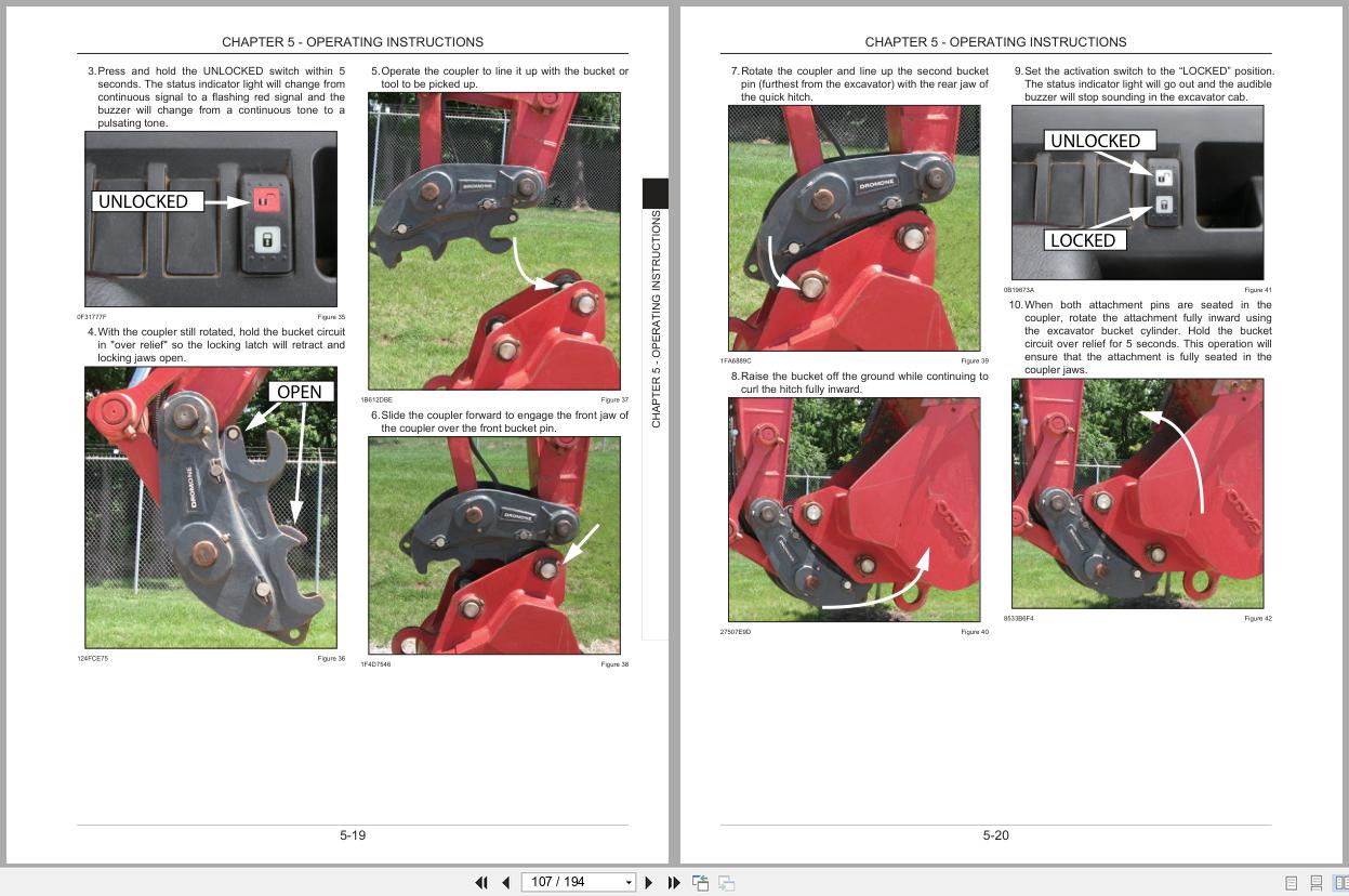 Link Belt Excavator 80X3 Operator Manual 80X3 OM LXG 06 2017 (2)