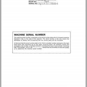 Link Belt Excavator LS 2650CII Operator Manual (1)