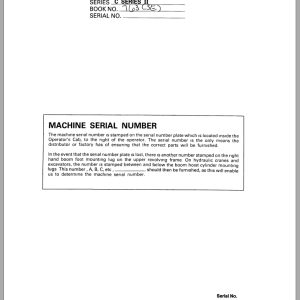 Link Belt Excavator LS 3400CII Operator Manual (1)