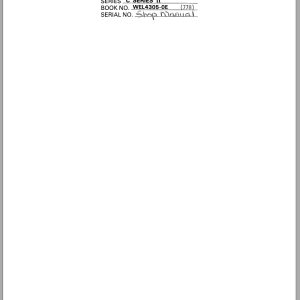 Link Belt Excavator LS 4300CII Shop Manual (1)