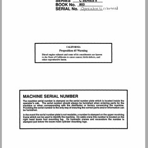 Link Belt Excavator LS 6000SLCII Operator Manual (1)