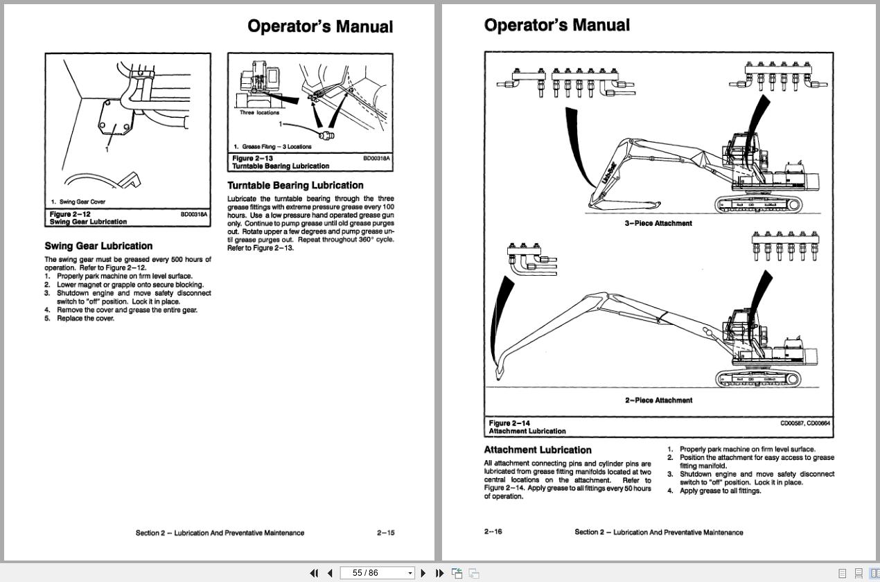 Link Belt Excavator LS 6000SLCII Operator Manual (2)