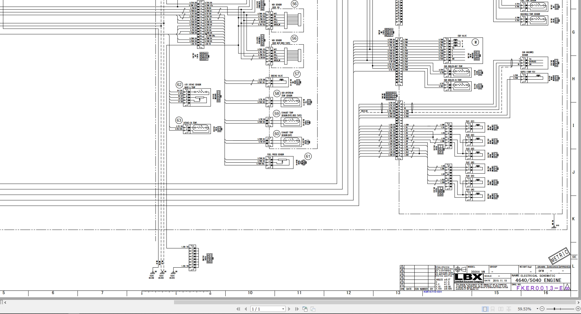 Link Belt Forestry 40 Series Electrical Schematics (2)