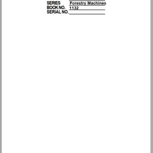 Link Belt Forestry Machine 240LX Operator Manual 1132 2006 (1)