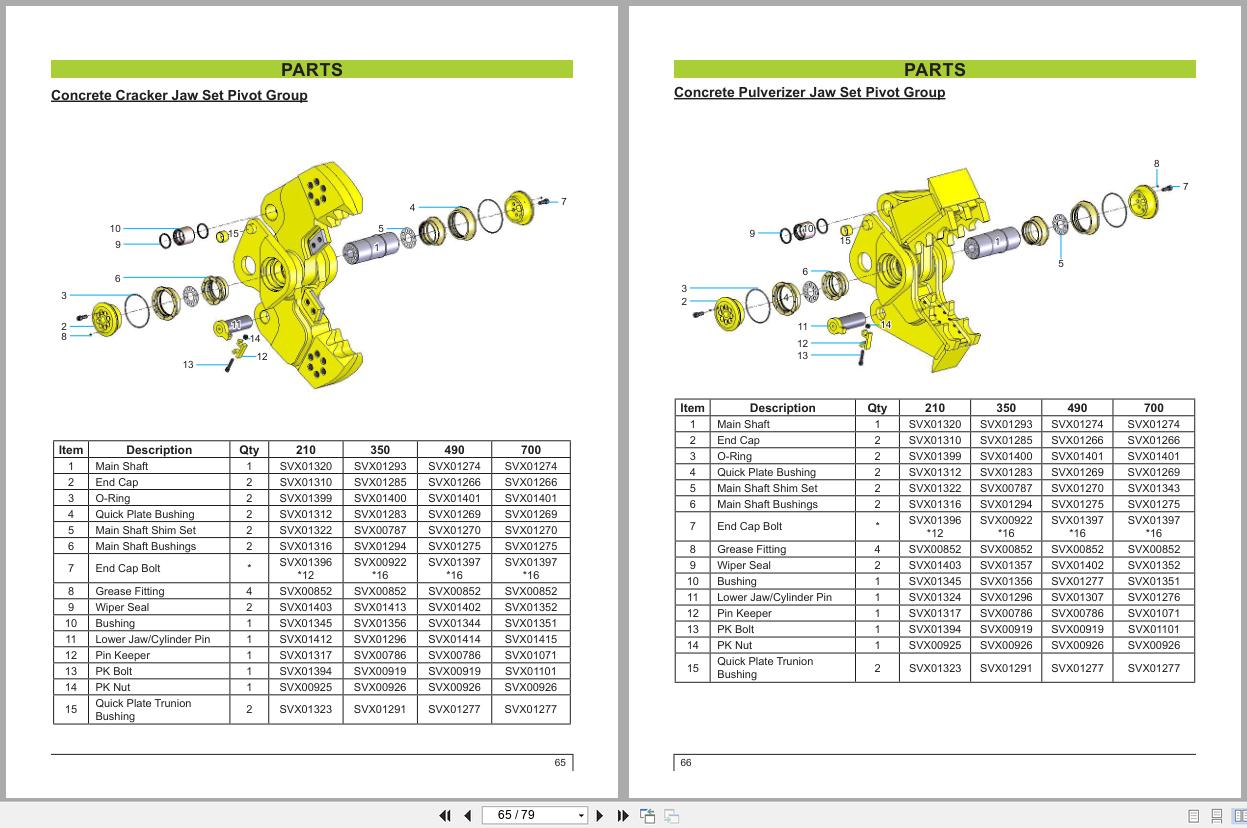 Link Belt Multi Processor LMT 210 to LMT 700 Safety Operator And Parts Manual (2)