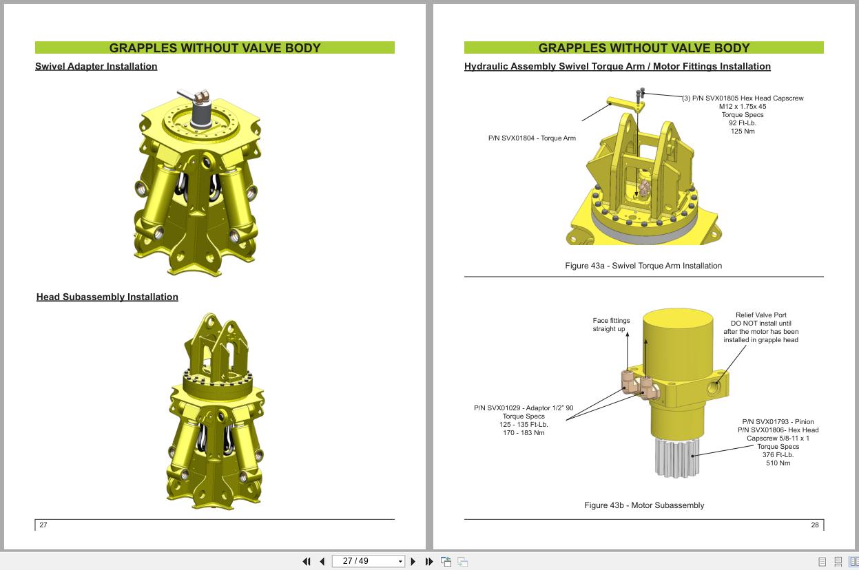 Link Belt Scrap Grapple LSG All Models Safety Operator Manual (2)