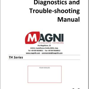 Magni Telescopic Handler TH Series Diagnostics and Trouble shooting Manual 1