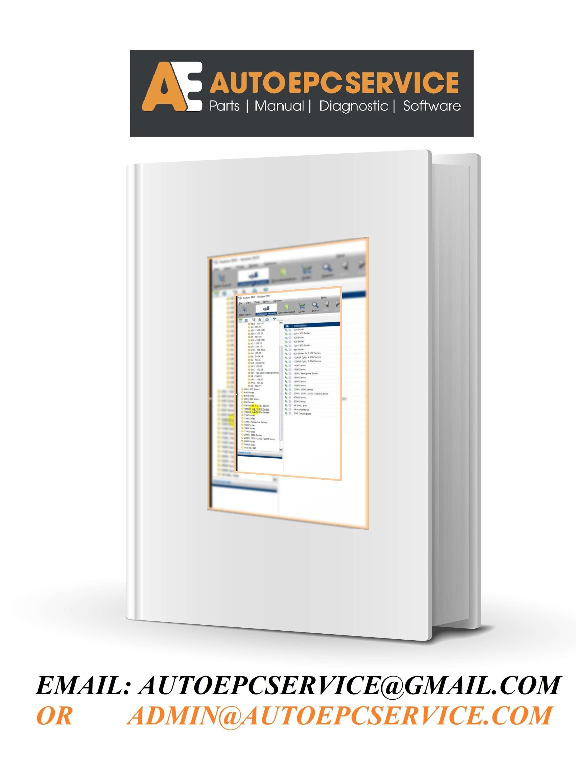 PERKINS SPI2 2023A Updated Service Manual Parts Information System Cover