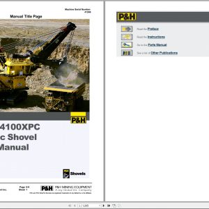 P&H Electric Shovel 4100XPC Parts Manual 2013 (1)