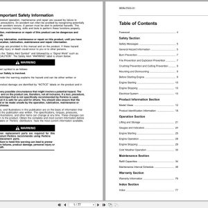 Perkins Engine 1103 1104 Operation And Maintenance Manual SEBU7833 01 2008 EN (1)