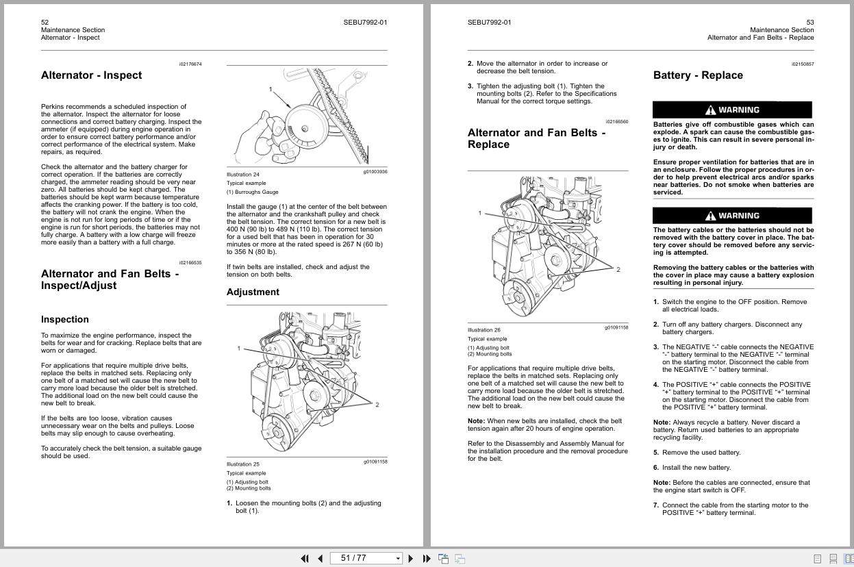 Perkins Engine 400 Series Operation And Maintenance Manual SEBU7992 01 EN (3)