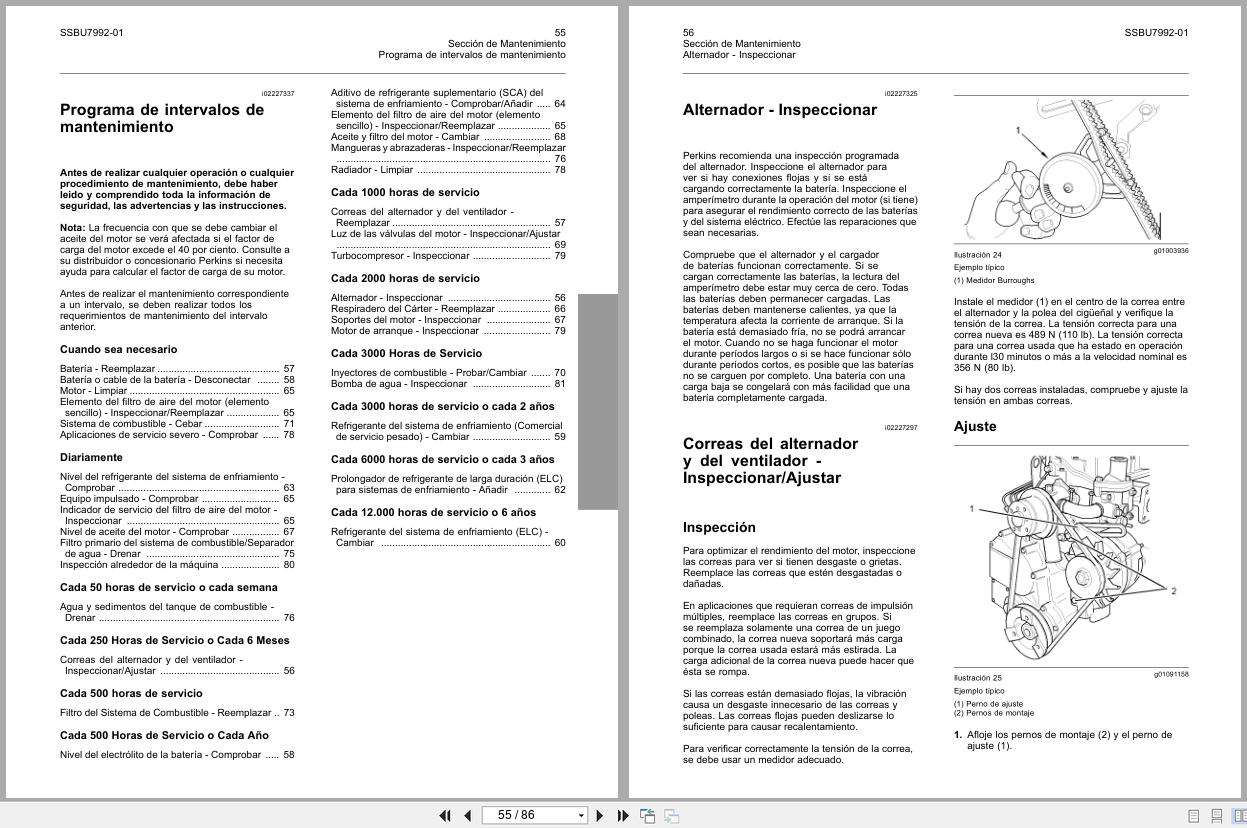 Perkins Engine 400 Series Operation And Maintenance Manual SSBU7992 01 2004 ES (2)