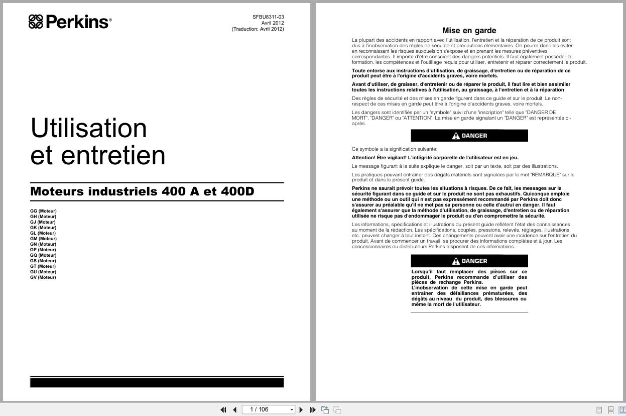 Perkins Engine 400A 400D Series Operation And Maintenance Manual SFBU8311 03 2012 FR (1)