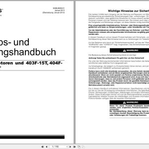 Perkins Engine 403F 15T 404F 22 404F 22T Operation And Maintenance Manual SGBU8609 01 2013 DE (1)