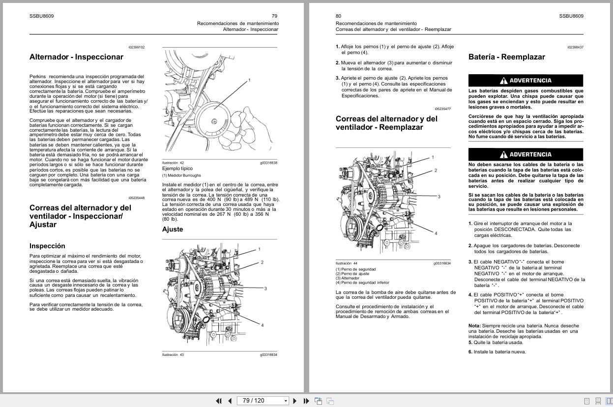 Perkins Engine 403F 15T 404F 22 404F 22T Operation And Maintenance Manual SSBU8609 01 2013 ES (2)