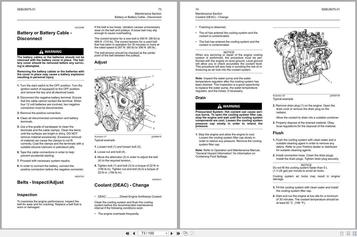 Perkins Engine 404F E22T 404F E22TA 403F E17T Operation And Maintenance Manual SEBU9075 01 2016 EN (2)
