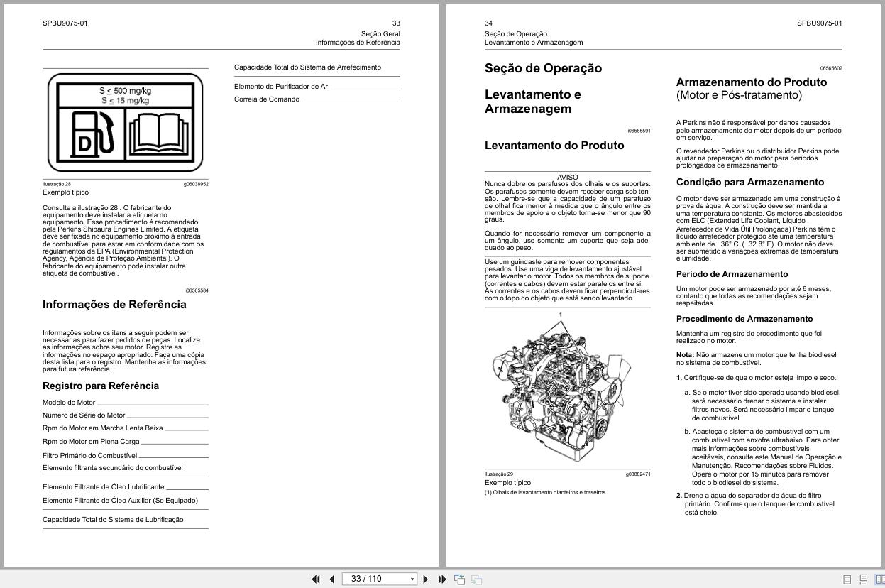 Perkins Engine 404F E22T 404F E22TA 403F E17T Operation And Maintenance Manual SPBU9075 01 2016 PT (2)