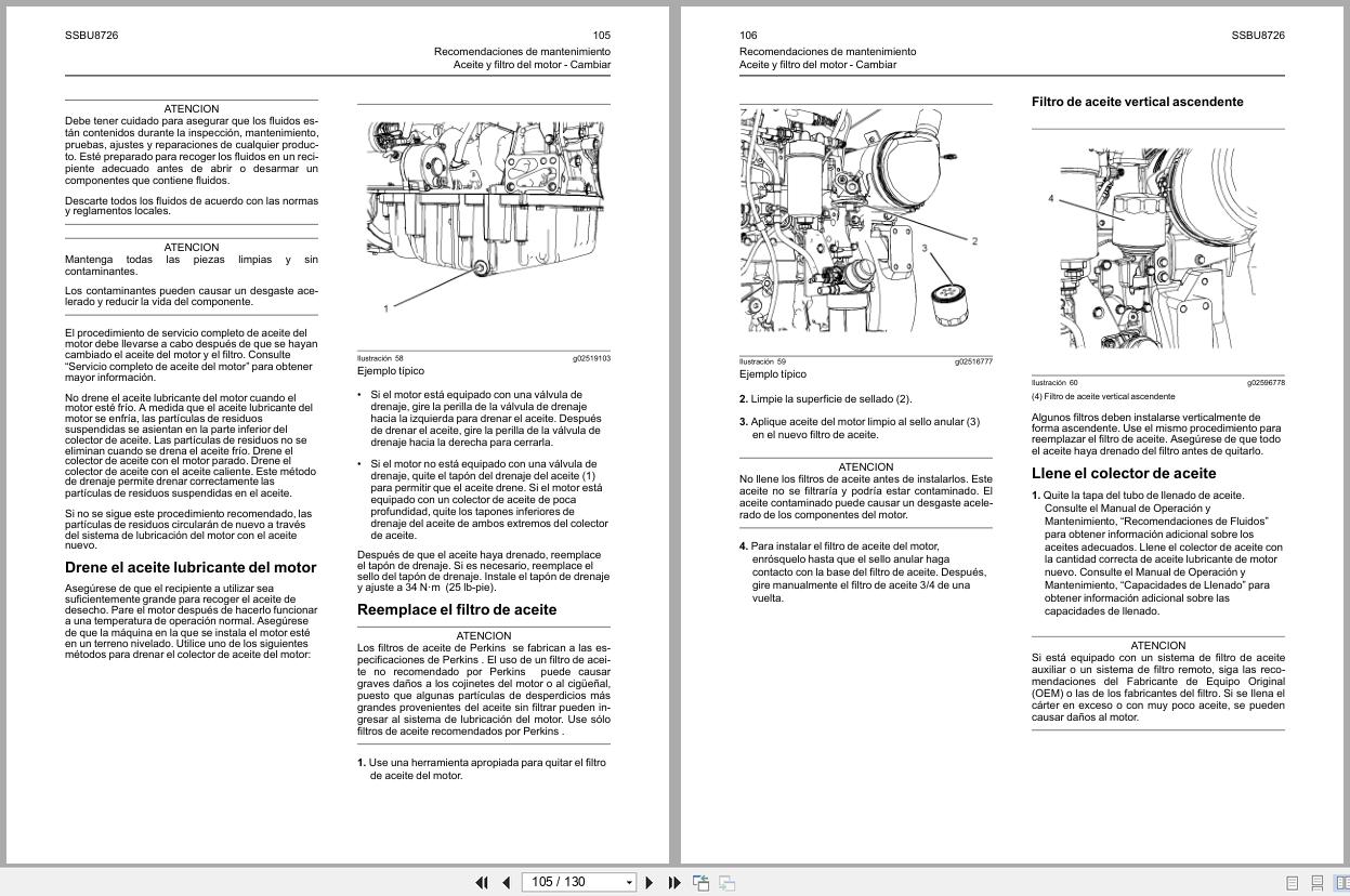 Perkins Engine 854E E34TA 854F E34T Operation And Maintenance Manual SSBU8726 02 2013 ES (2)