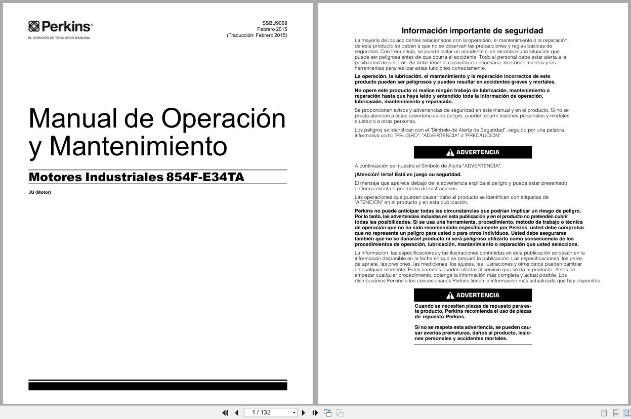 Perkins Engine 854F E34TA Operation And Maintenance Manual SSBU9068 2015 ES (1)