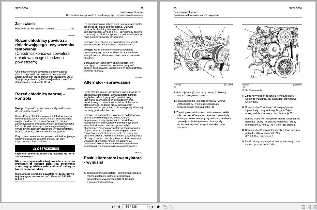 Perkins Engine 854F E34TA Operation And Maintenance Manual SXBU9068 2015 PL (2)
