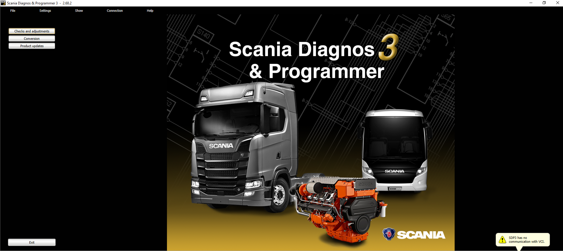 Scania SDP3 2.68.2.6 2512 Diagnostic Programmer 3 Engines 2